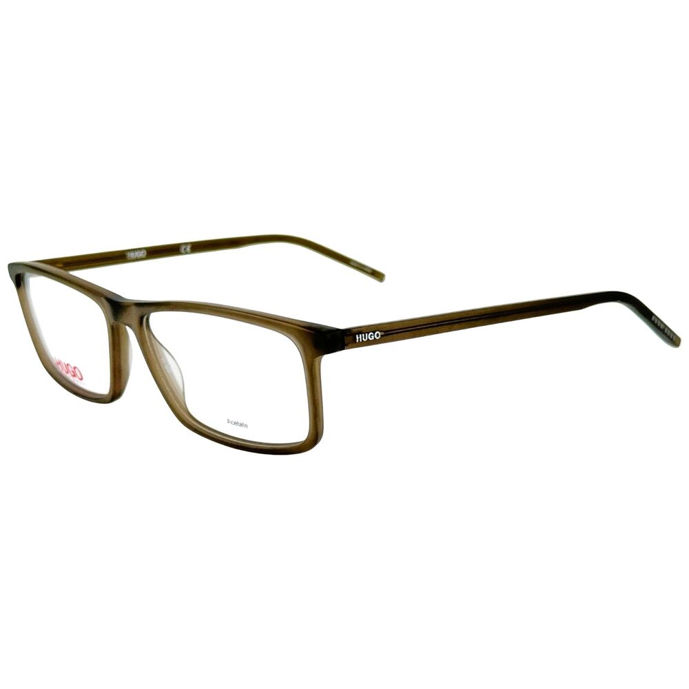 Hugo Boss Hugo HG1025 Mens Plastic Eyeglass Frame 41N Matte Brown 55-15
